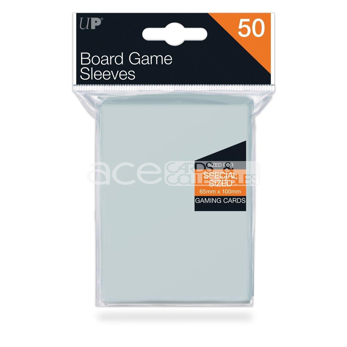 Ultra PRO Board Game Card Sleeve 50ct Fits Special Sized [65mm X 100mm] (Clear)-Ultra PRO-Ace Cards & Collectibles