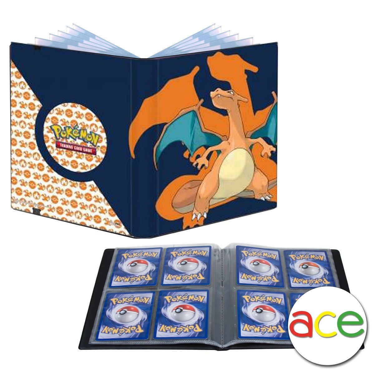Ultra PRO Card Album Pokemon - 4-Pocket Portfolio "Charizard"-Ultra PRO-Ace Cards & Collectibles