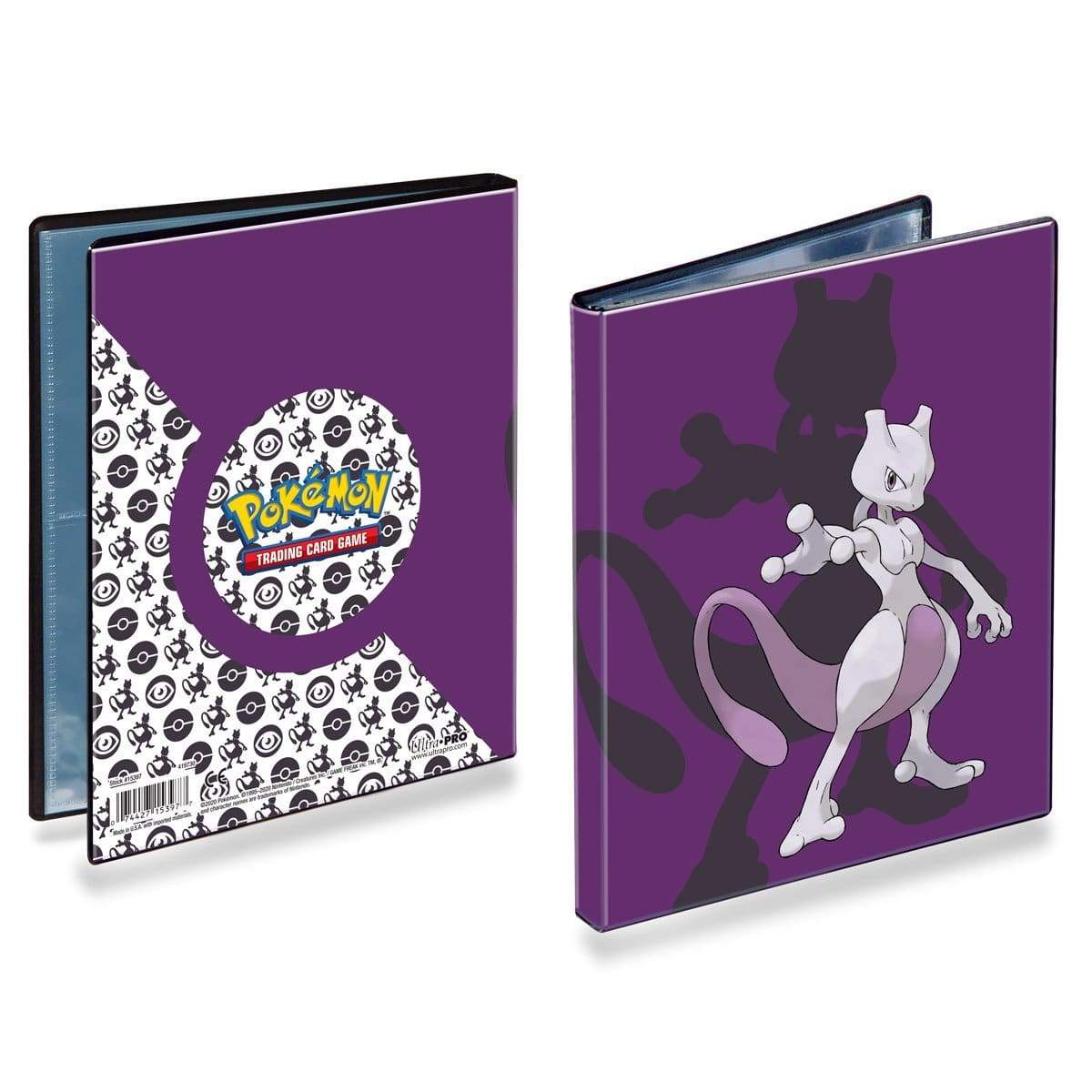 Ultra PRO Card Album Pokemon - 4-Pocket Portfolio "Mewtwo"-Ultra PRO-Ace Cards & Collectibles