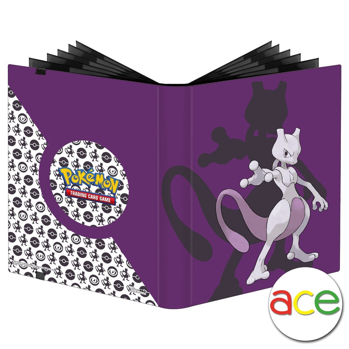 Ultra PRO Card Album Pokemon - 9-Pocket PRO Binder "Mewtwo"-Ultra PRO-Ace Cards & Collectibles