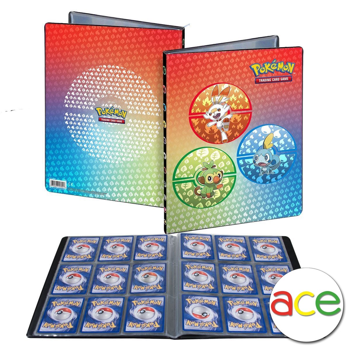 Ultra PRO Card Album Pokemon - 9-Pocket Portfolio "Sword & Shield Galar Starters"-Ultra PRO-Ace Cards & Collectibles