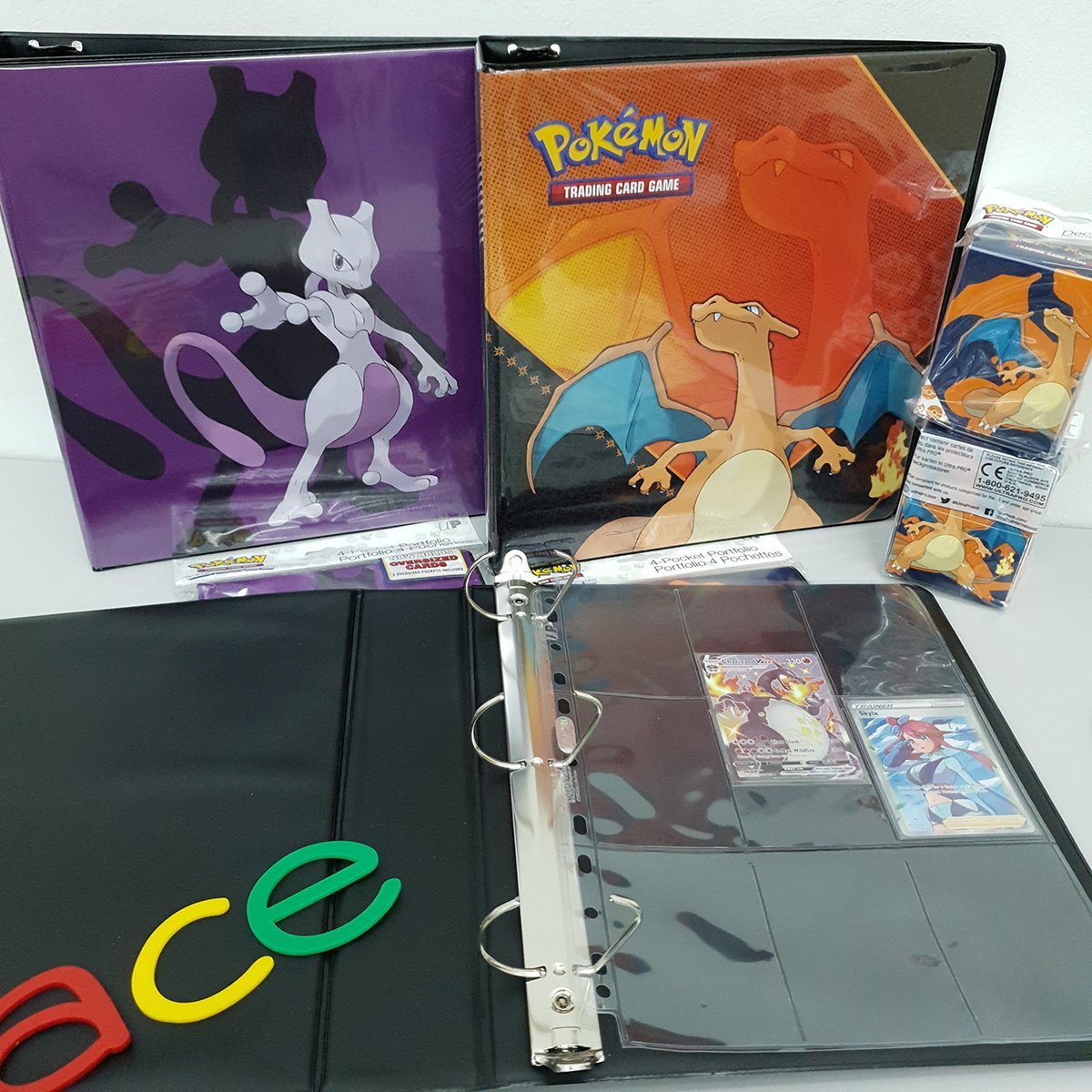 Ultra PRO Card Album Pokemon - D-Ring Binder &quot;Mewtwo&quot;-Ultra PRO-Ace Cards &amp; Collectibles
