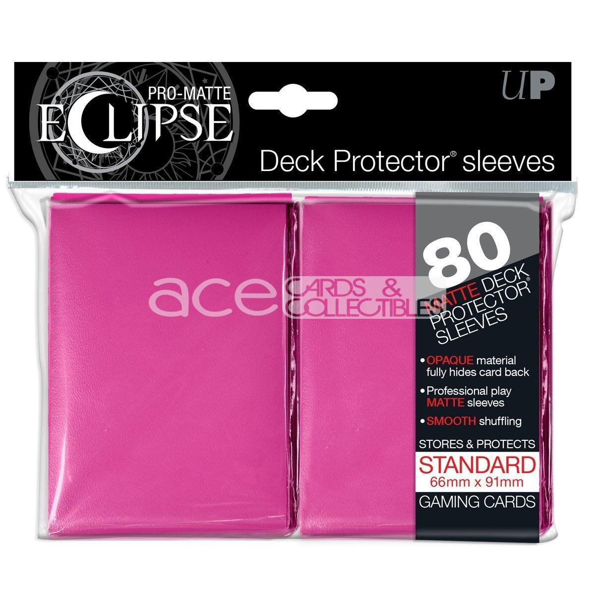 Ultra PRO Card Sleeve Pro-Matte Eclipse Standard 80ct-Pink-Ultra PRO-Ace Cards &amp; Collectibles