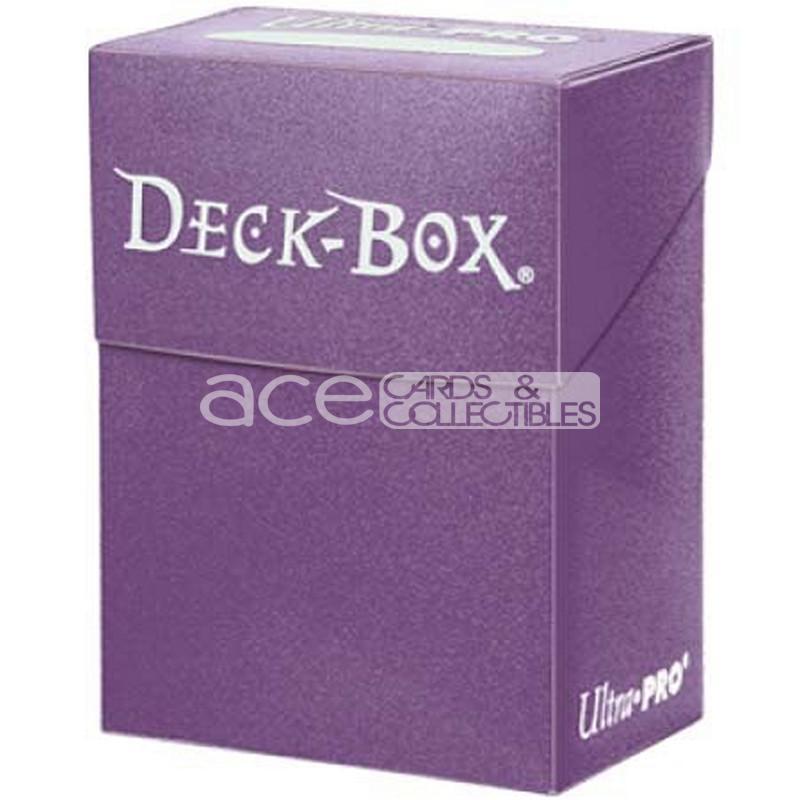 Ultra PRO Deck Box 80+ Solid Colour-Purple-Ultra PRO-Ace Cards &amp; Collectibles