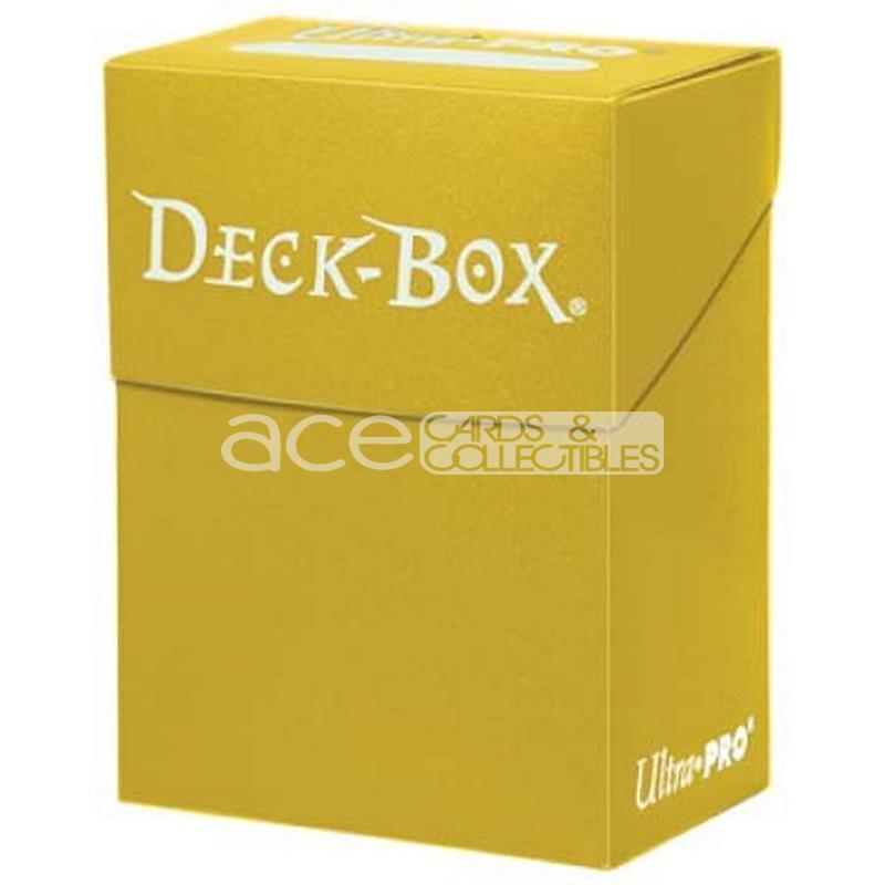 Ultra PRO Deck Box 80+ Solid Colour-Yellow-Ultra PRO-Ace Cards &amp; Collectibles