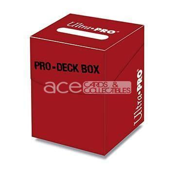 Ultra PRO Deck Box PRO 100+-Red-Ultra PRO-Ace Cards &amp; Collectibles