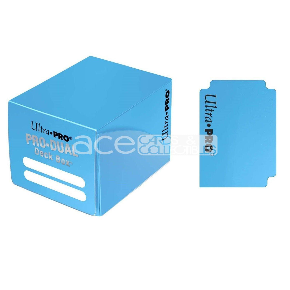 Ultra PRO Deck Box PRO Dual Small 120+-Light Blue-Ultra PRO-Ace Cards &amp; Collectibles