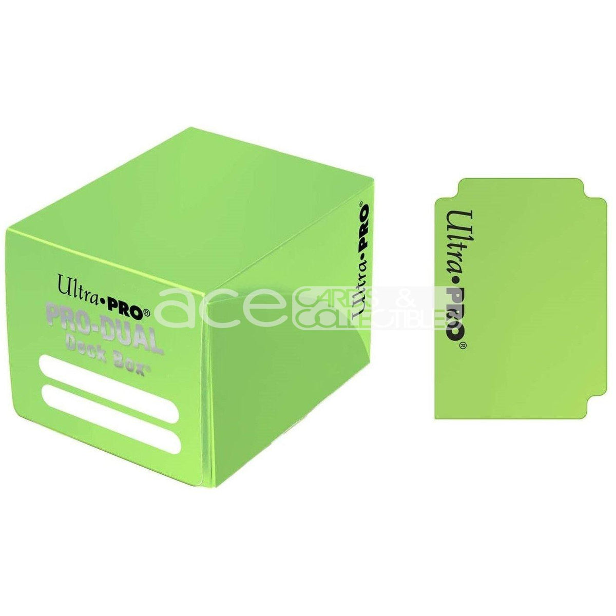Ultra PRO Deck Box PRO Dual Small 120+-Light Green-Ultra PRO-Ace Cards &amp; Collectibles