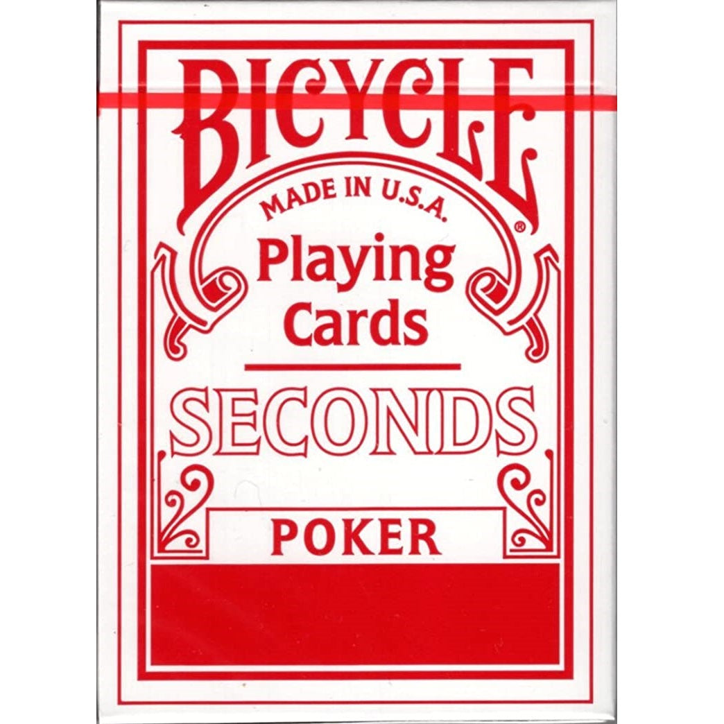 Bicycle International Standard Seconds Poker Playing Cards-Red-United States Playing Cards Company-Ace Cards &amp; Collectibles