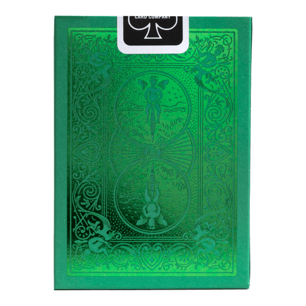 Foil raboter Back Emerald Bicycle Playing