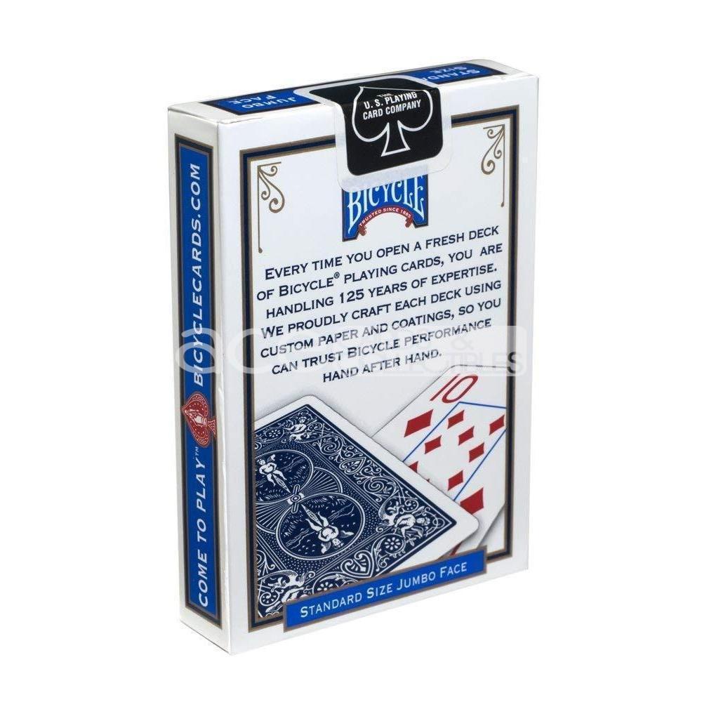 Bicycle Standard Size Jumbo Face Playing Cards-Red-United States Playing Cards Company-Ace Cards &amp; Collectibles