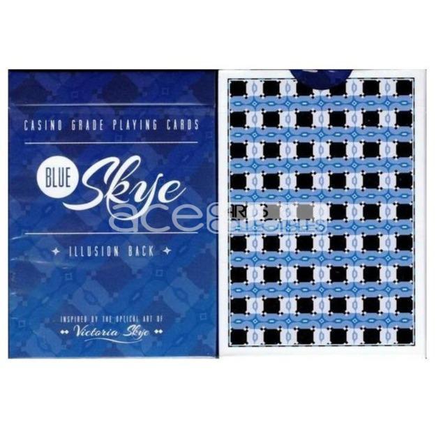 Blue Skye Illusion Back Playing Cards-United States Playing Cards Company-Ace Cards & Collectibles