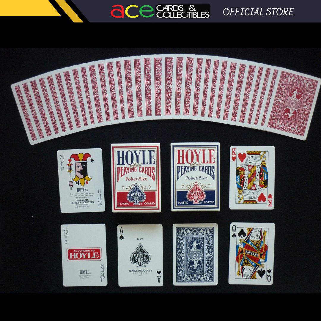 Hoyle Poker-Size Playing Cards-Red-United States Playing Cards Company-Ace Cards &amp; Collectibles