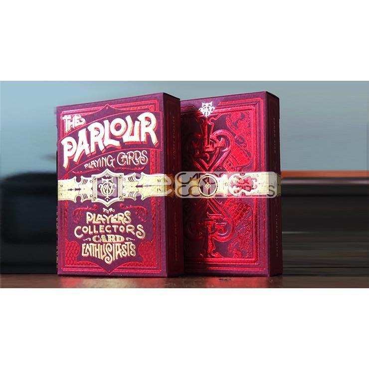 The Parlour Playing Cards-Red-United States Playing Cards Company-Ace Cards &amp; Collectibles