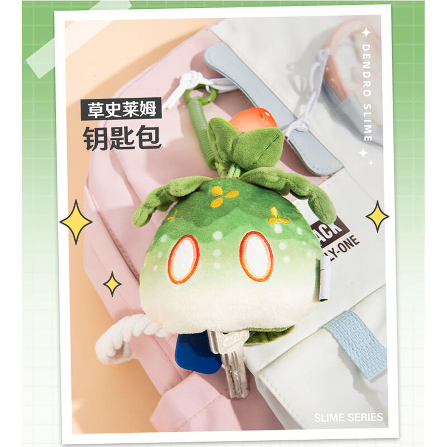 miHoYo -Genshin Impact- Slime Series Key Case &quot;Dendro Slime&quot;-miHoYo-Ace Cards &amp; Collectibles
