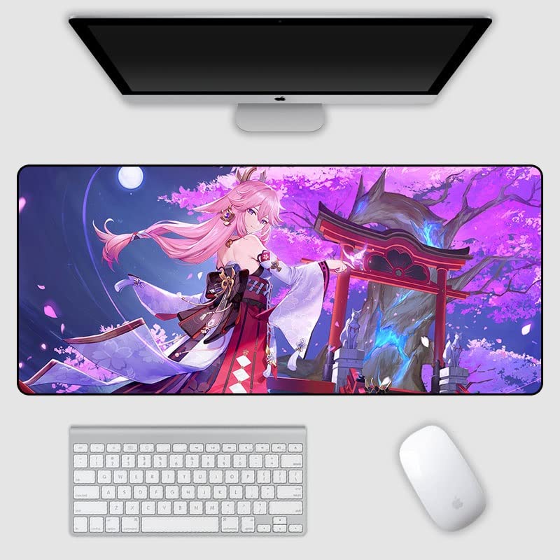 miHoYo -Genshin Impact- Yae Miko Floating World Under The Moonlight Theme Mousepad-miHoYo-Ace Cards &amp; Collectibles