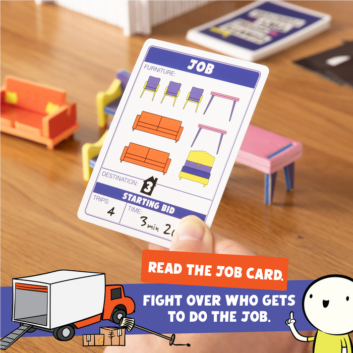 Exploding Kittens: Giants Moving Tiny Furniture EN
