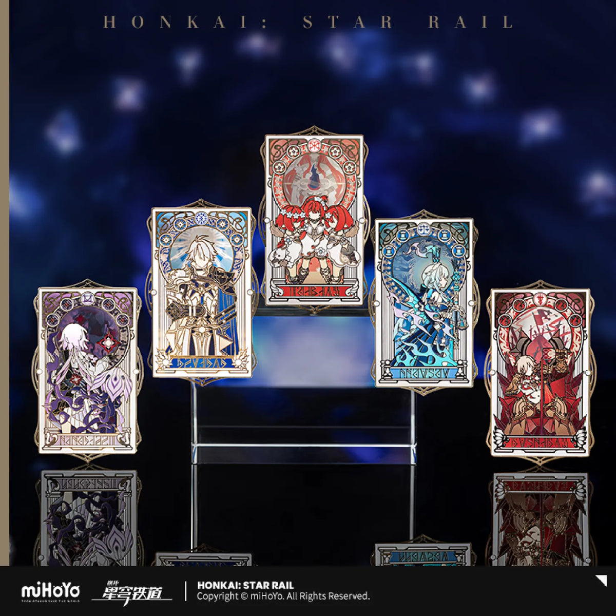 Honkai Star Rail "As I Have Written Series" Metal Bookmark