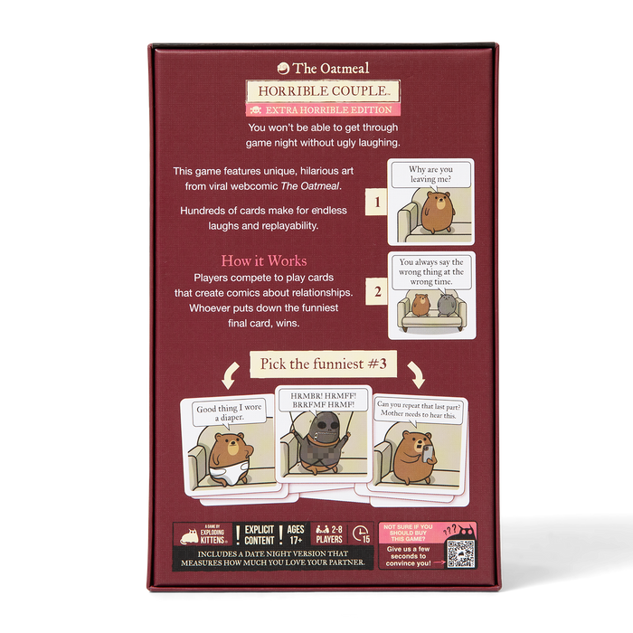 Exploding Kittens: Horrible Couple "Extra Horrible Edition"