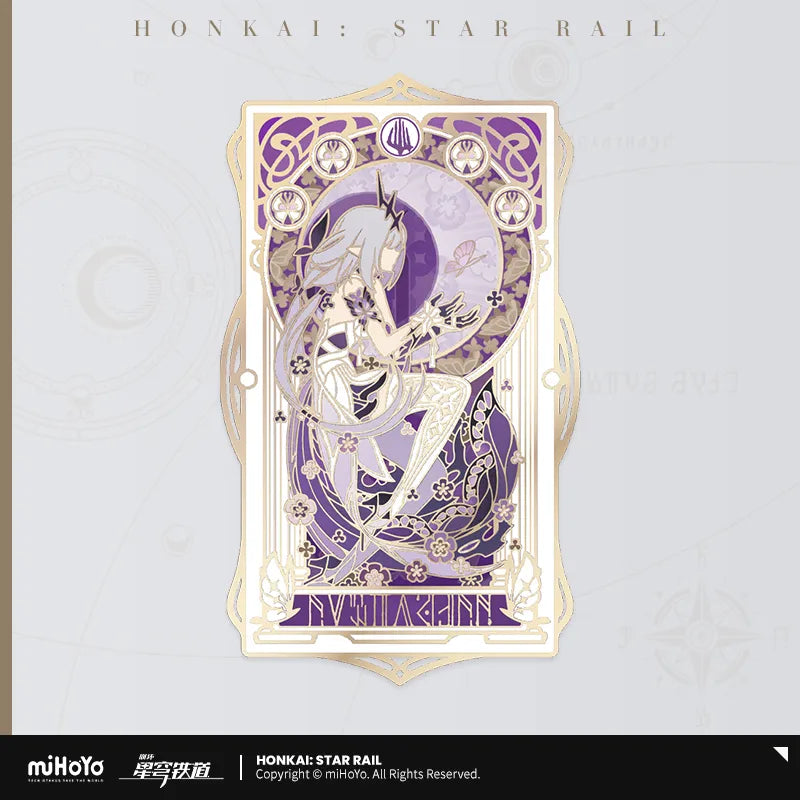Honkai Star Rail "As I Have Written Series" Metal Bookmark