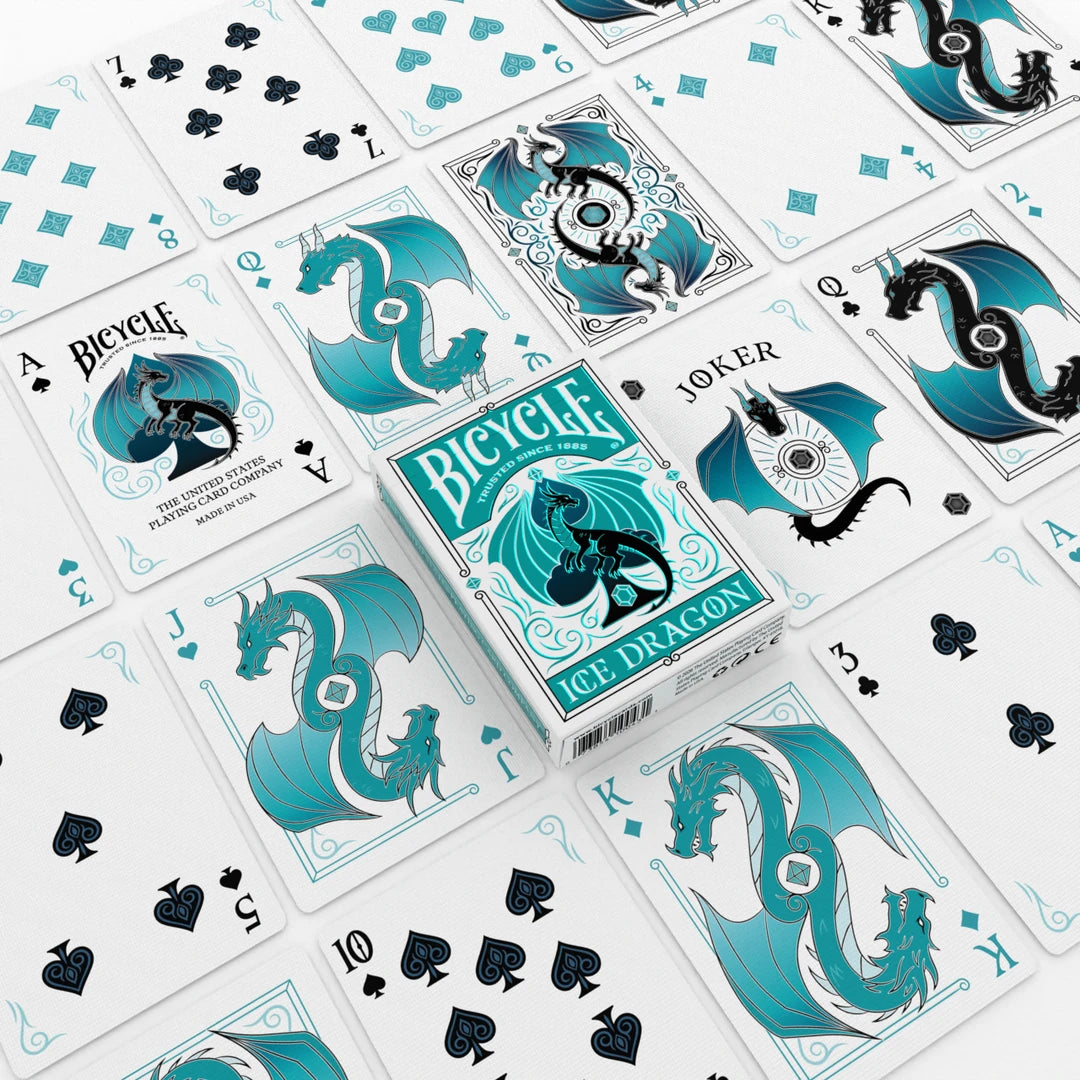 Bicycle Ice Dragon Playing Cards