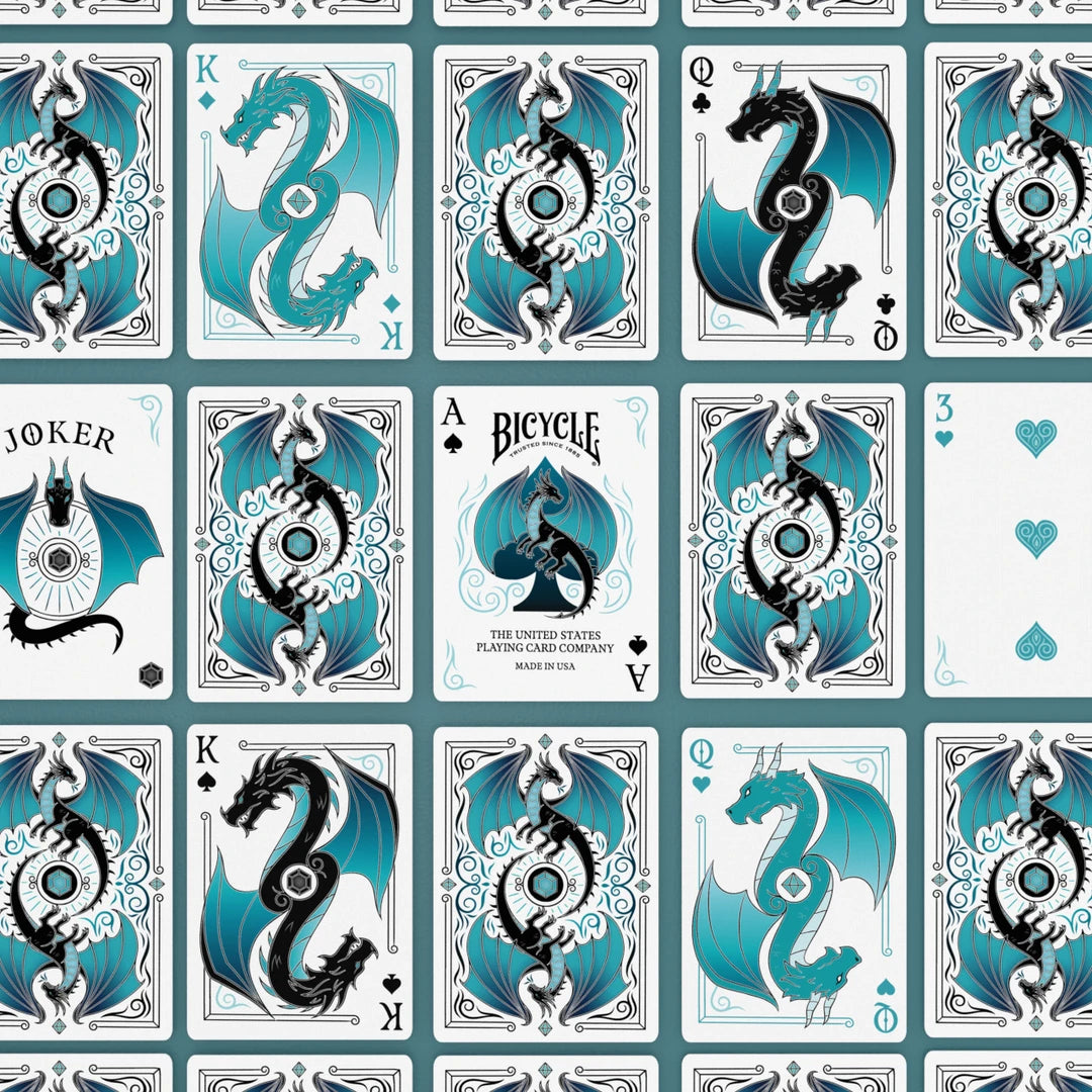 Bicycle Ice Dragon Playing Cards