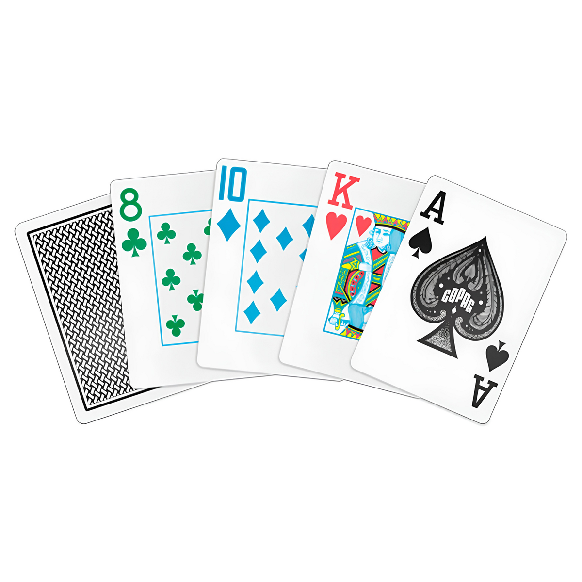 Copag Texas Hold'Em 4 Color Jumbo Plastic Playing Cards