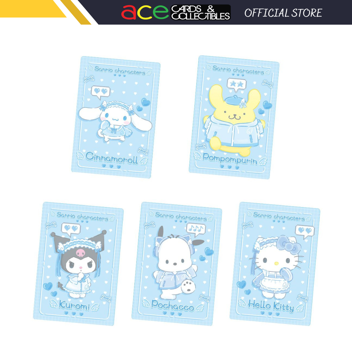 Bandai Candy Sanrio Characters Metallic Card Collection Vol.8