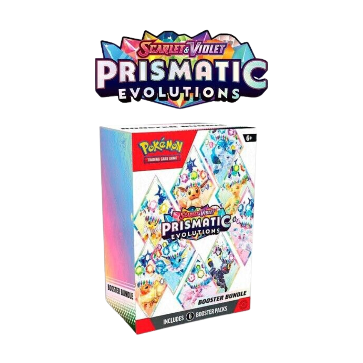 Pokemon TCG: Scarlet &amp; Violet-Prismatic Evolutions Booster Bundle