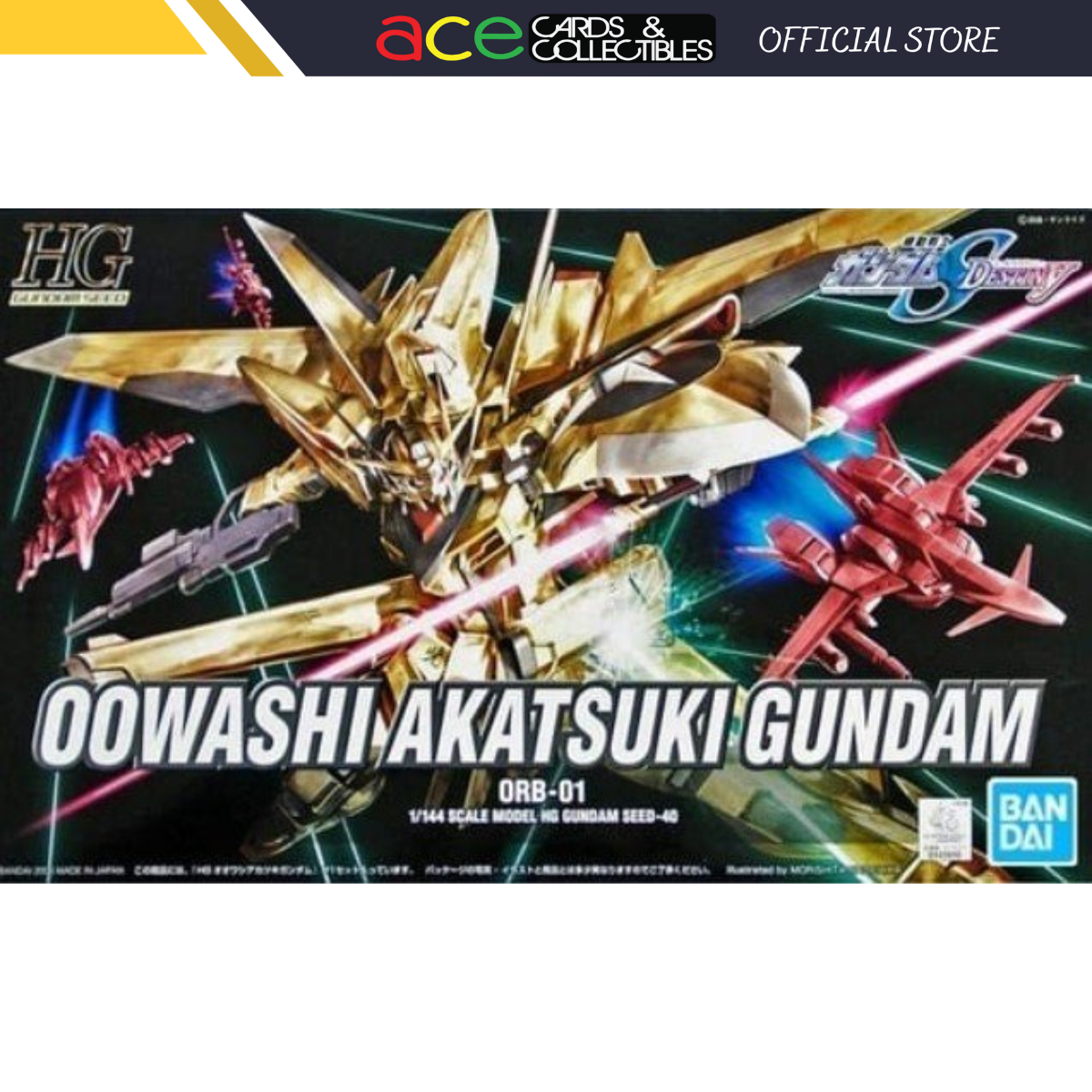 Bandai HG 1/144 Oowashi Akatsuki Gundam Seed Destiny
