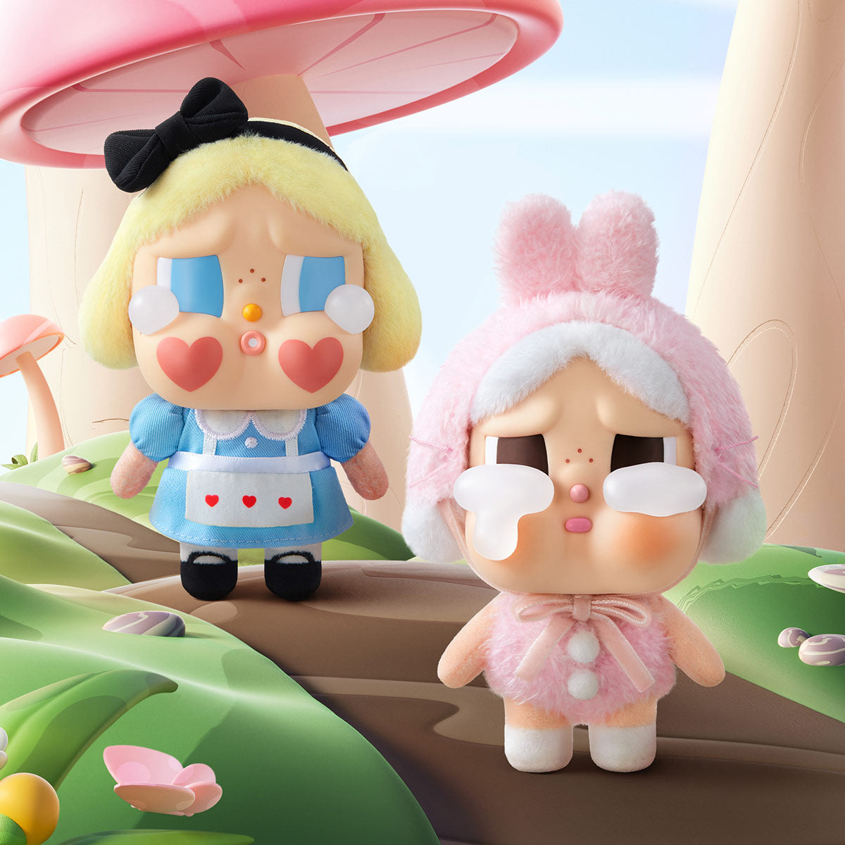 POP MART CRYBABY Vinyl Face Plush &quot;Crying Again&quot; Series