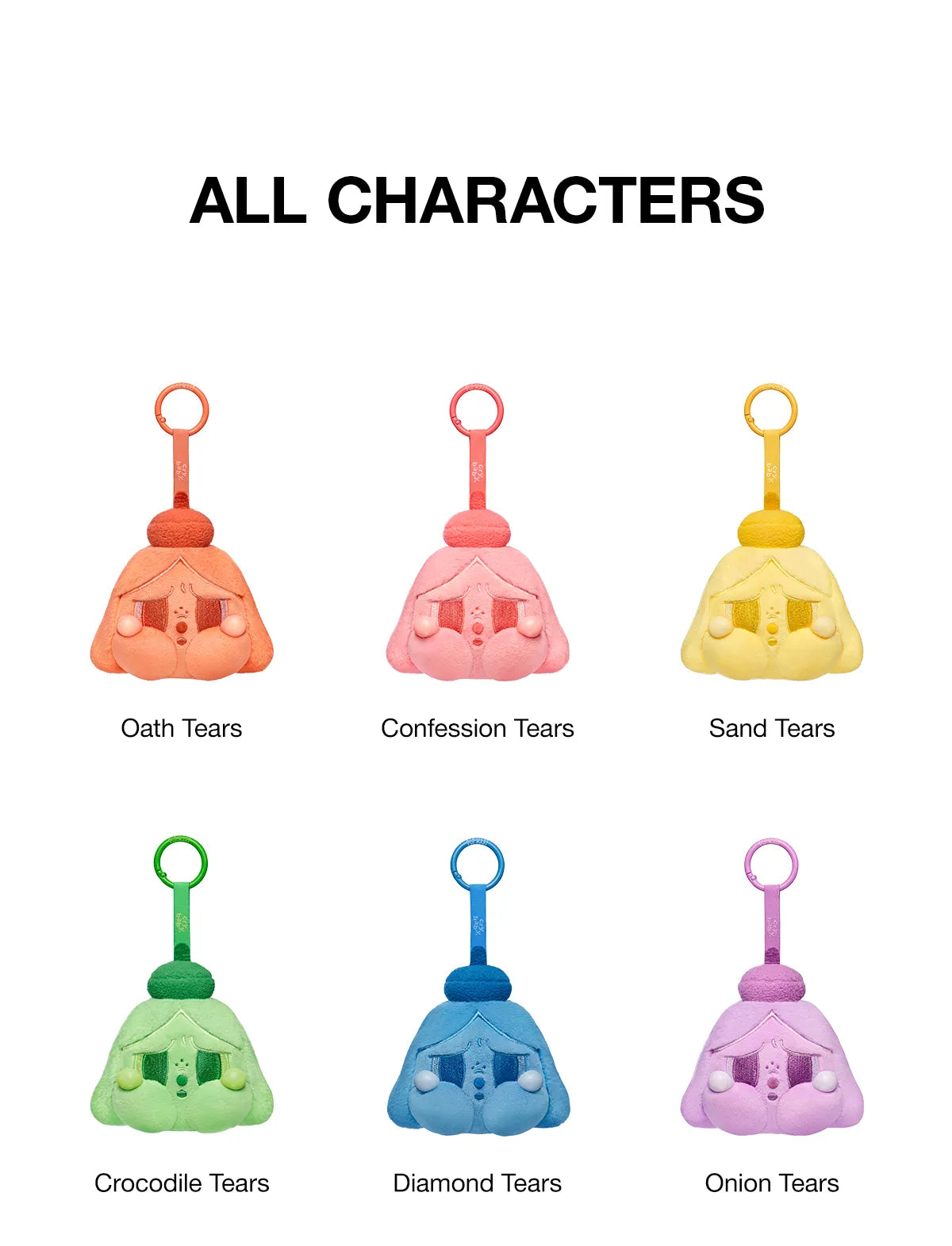 POP MART CRYBABY Tears Launch Project Series Plush Pendant Blind Box