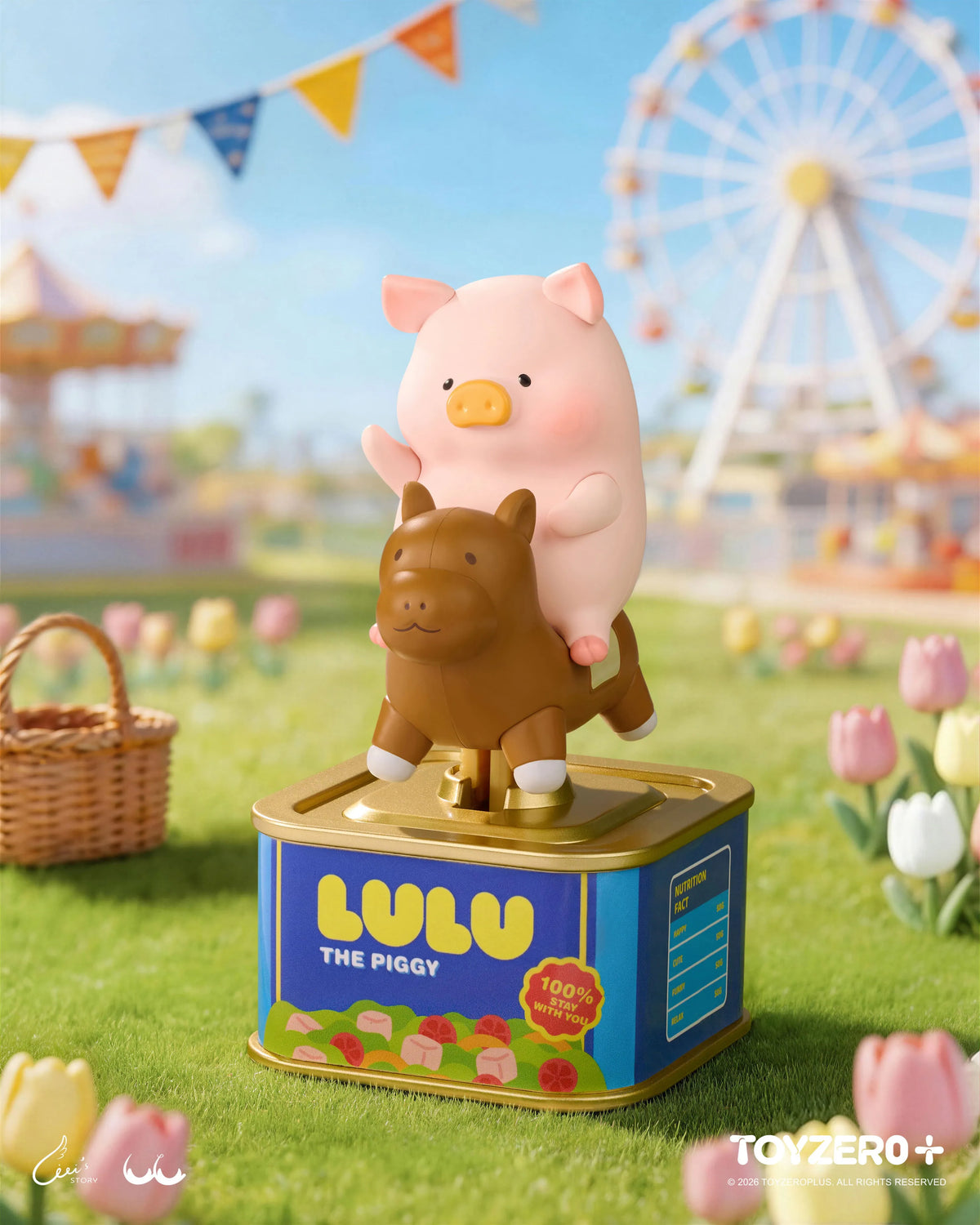 ToyZeroPlus x Lulu The Piggy "Holiday Series Solar Motion" Series Blind Box
