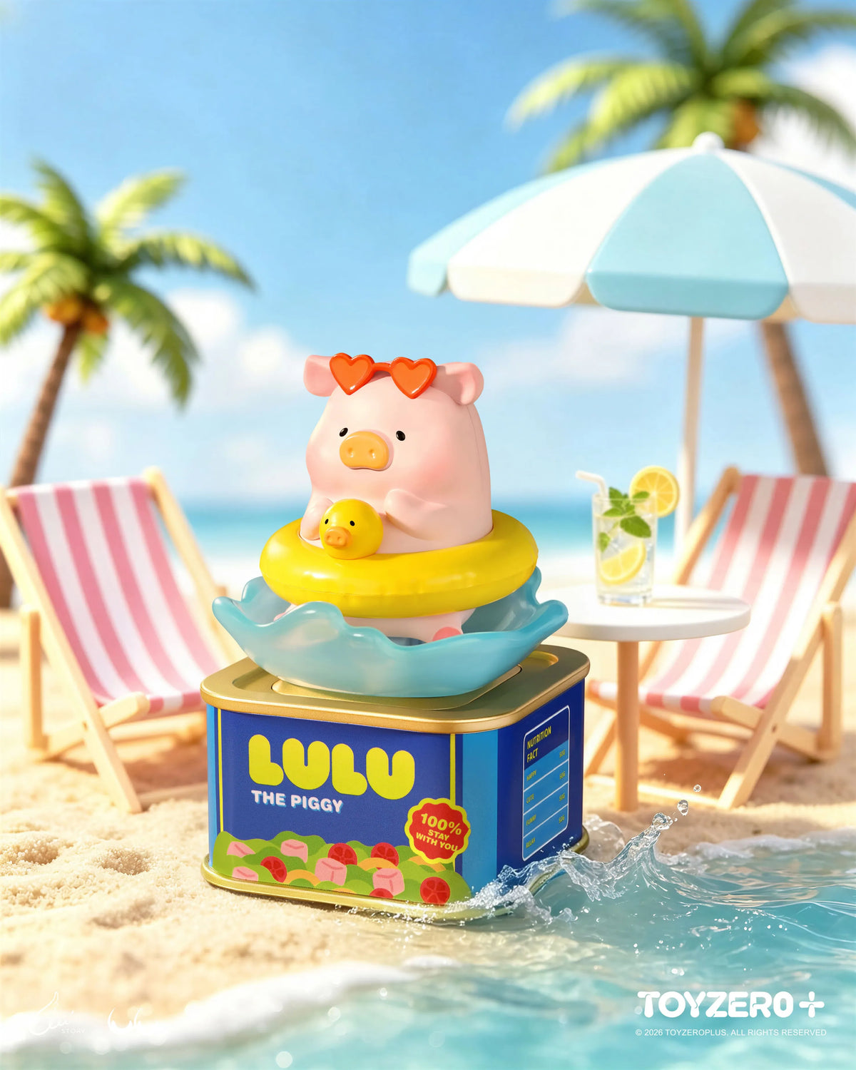 ToyZeroPlus x Lulu The Piggy "Holiday Series Solar Motion" Series Blind Box