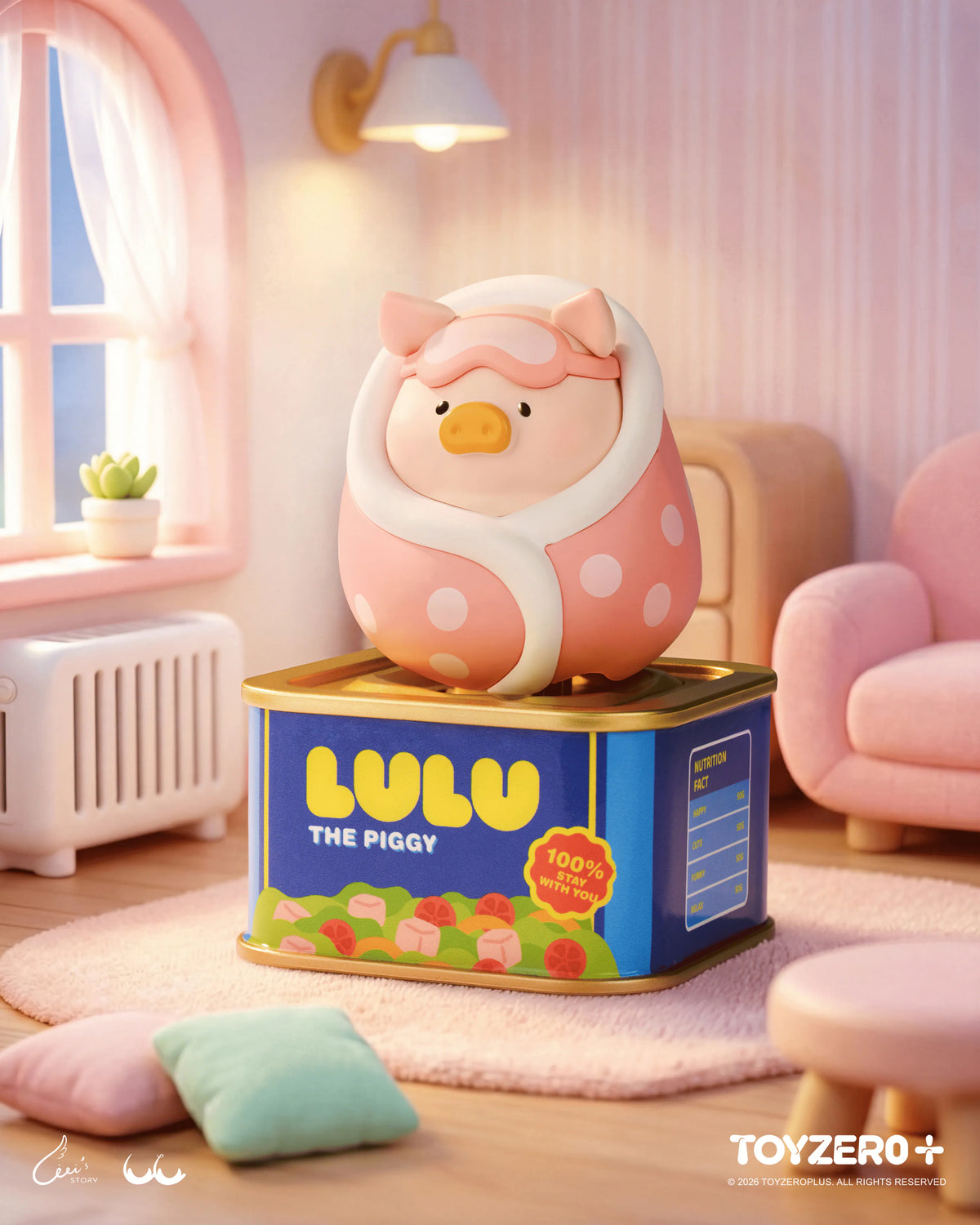 ToyZeroPlus x Lulu The Piggy "Holiday Series Solar Motion" Series Blind Box