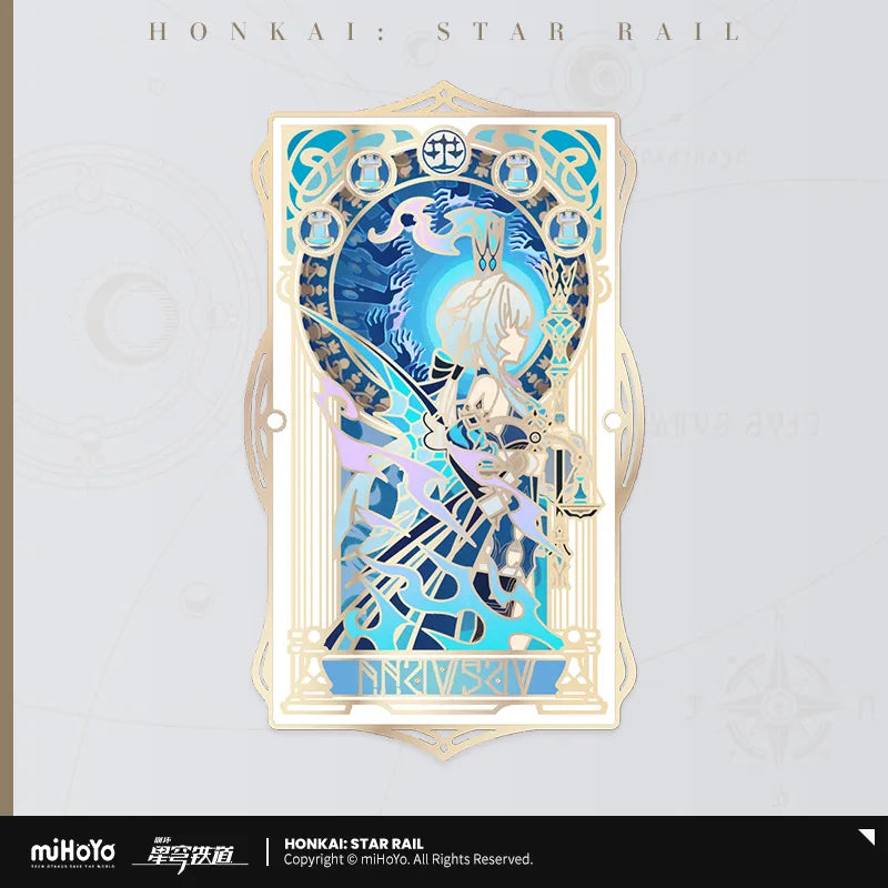 Honkai Star Rail "As I Have Written Series" Metal Bookmark