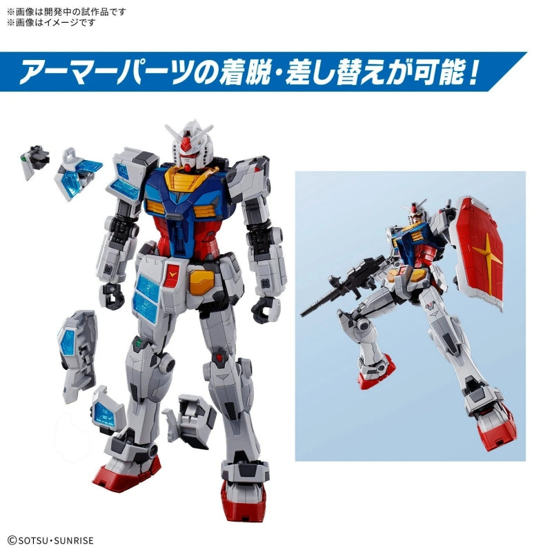 Gunpla HG 1/144 RX-78F00/E Gundam ( EX-001 G.L.R.S.S. Feather Equipment)