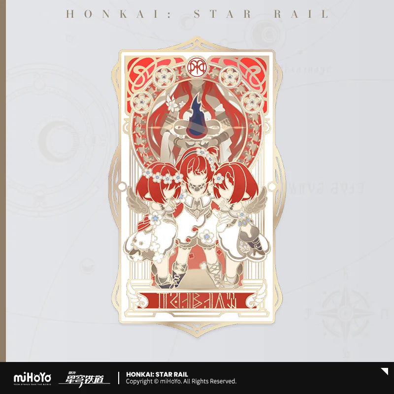Honkai Star Rail "As I Have Written Series" Metal Bookmark
