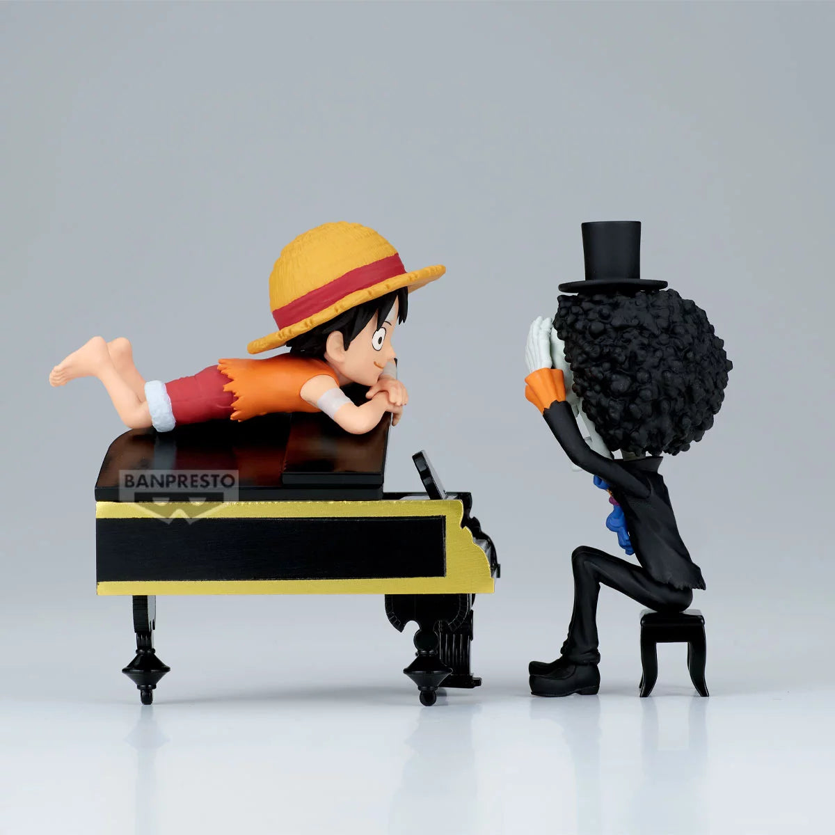 One Piece World Collectible Figure : Log Stories Monkey D. Luffy & Brook "That's Great!! After All This Time"