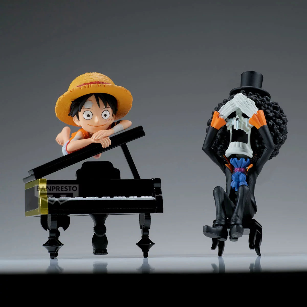One Piece World Collectible Figure : Log Stories Monkey D. Luffy & Brook "That's Great!! After All This Time"