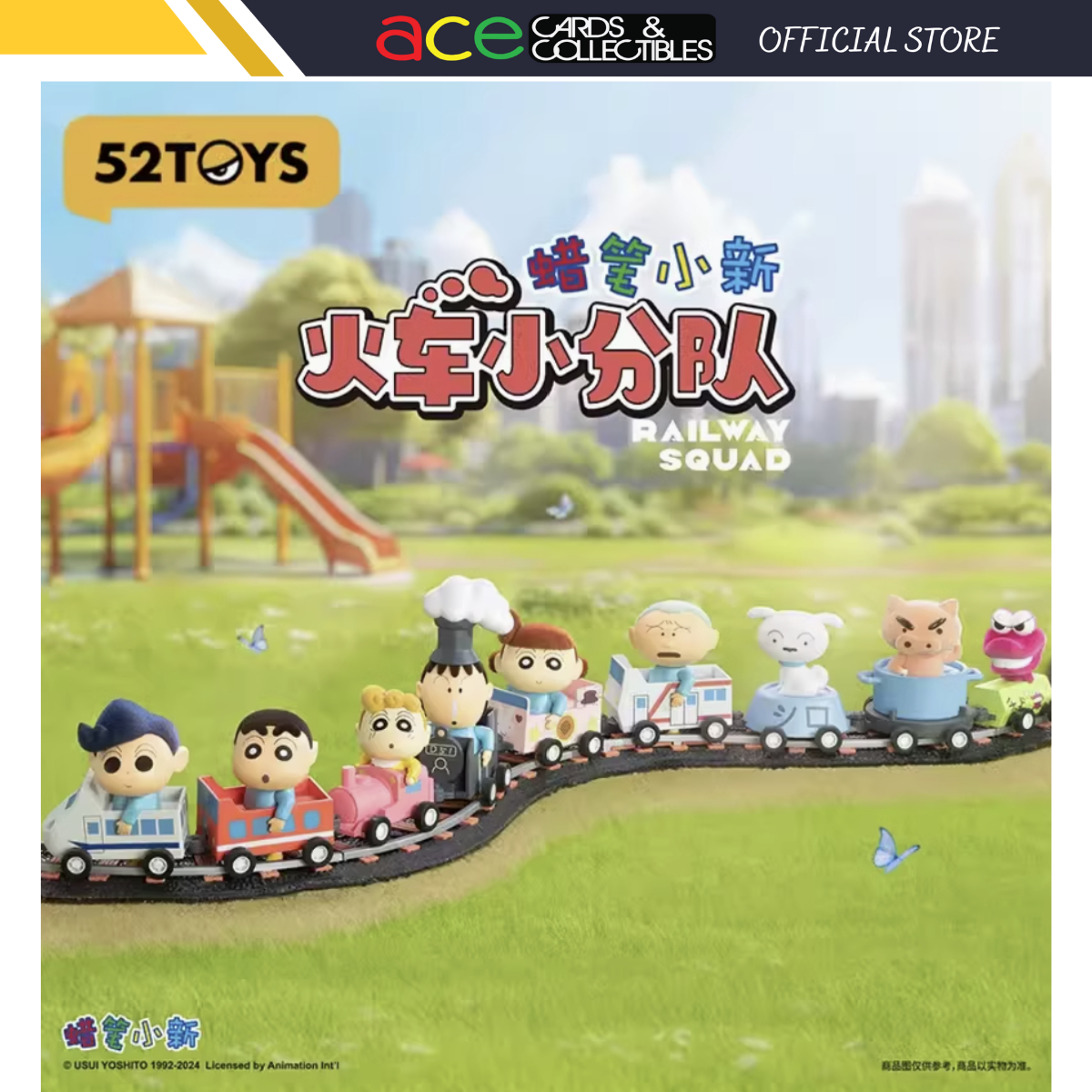 52TOYS x Crayon Shin-chan Train Squad Blind Box-Single Box (Random)-52Toys-Ace Cards &amp; Collectibles