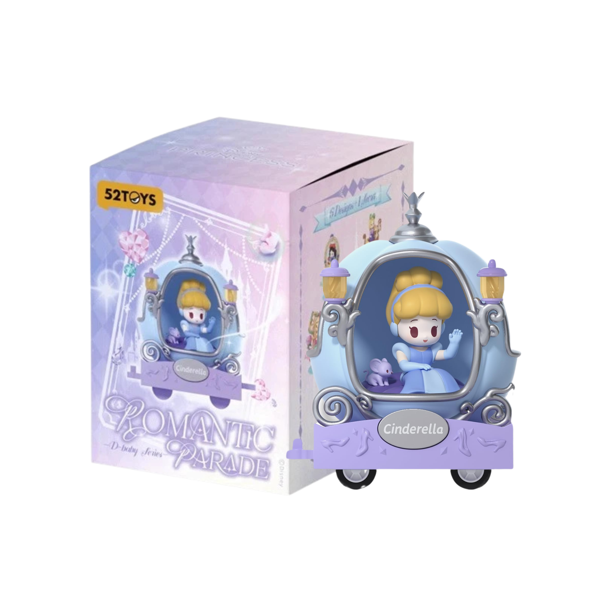 52Toys x Disney Princess D-baby Series Romantic Parade Blind Box