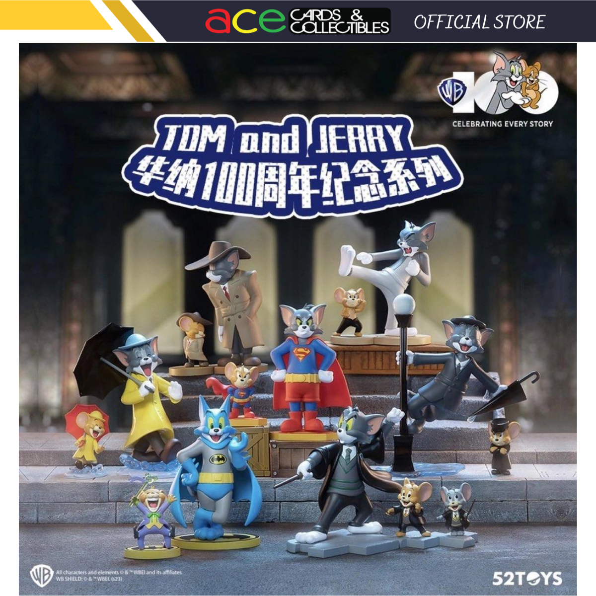 52Toys x Tom And Jerry Warner 100th Anniversary Commemorative Series-Single Box (Random)-52Toys-Ace Cards & Collectibles