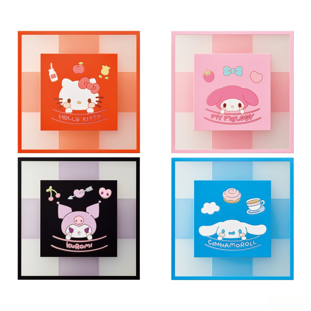 Sanrio Characters CLEARSQUARE Gummi &amp; Coaster