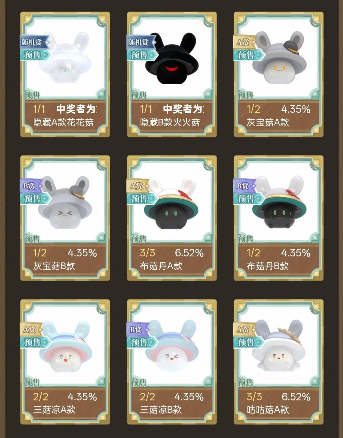 Honkai: Star Rail “Bunny-Mushroom & Mushroom-Bunny Series” Mini Blind Bag