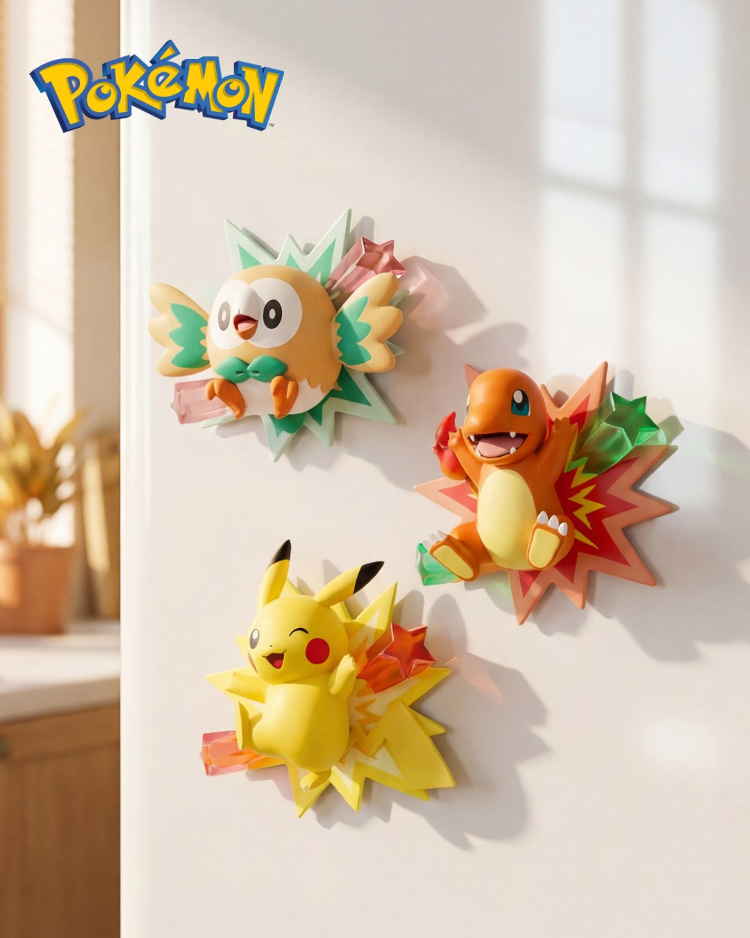 Pokemon Shining Arrival Fridge Magnet Blind Box