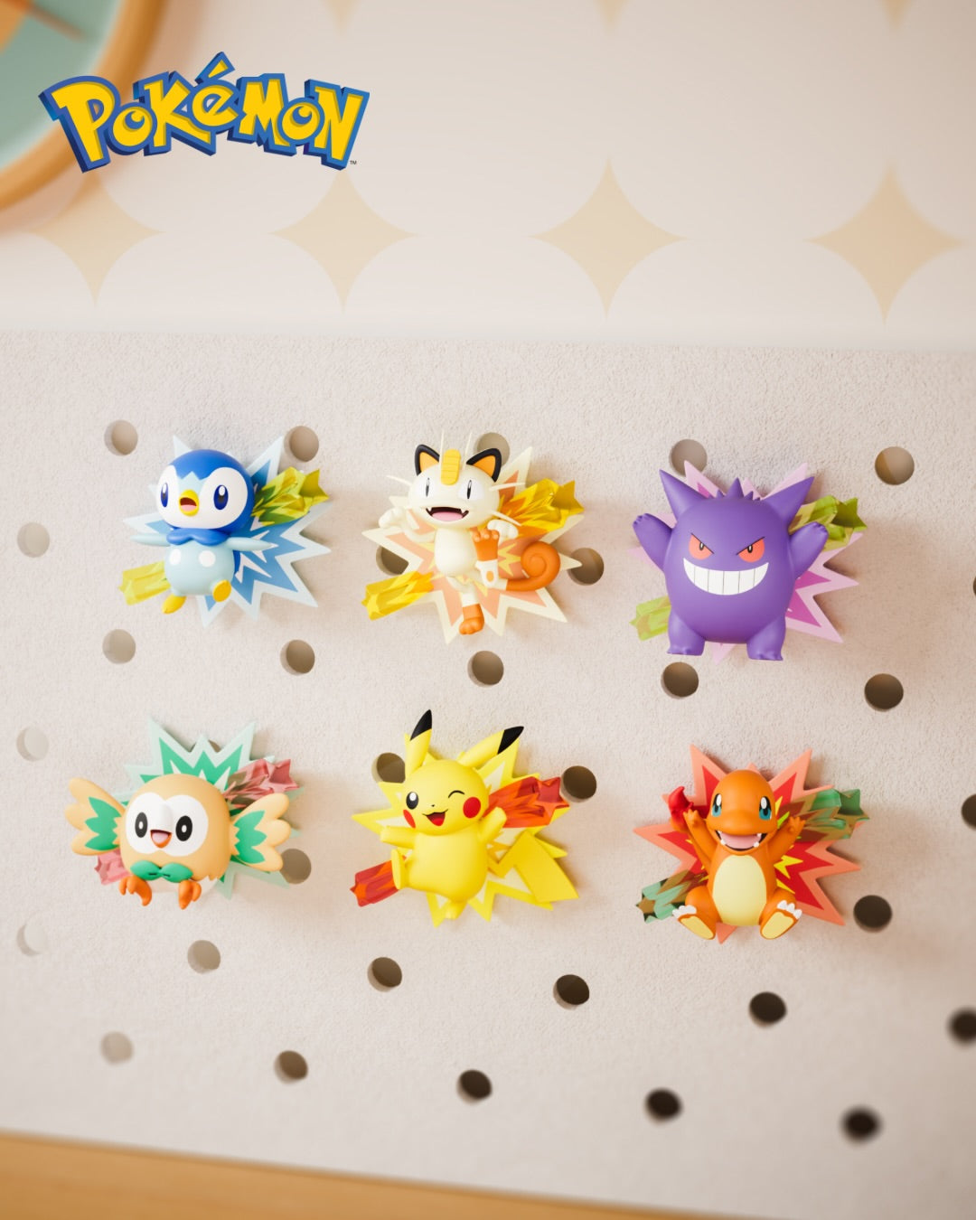 Pokemon Shining Arrival Fridge Magnet Blind Box