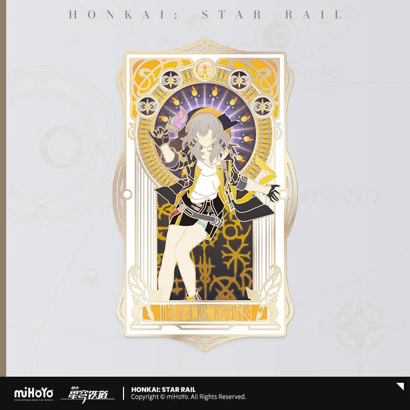 Honkai Star Rail "As I Have Written Series" Metal Bookmark