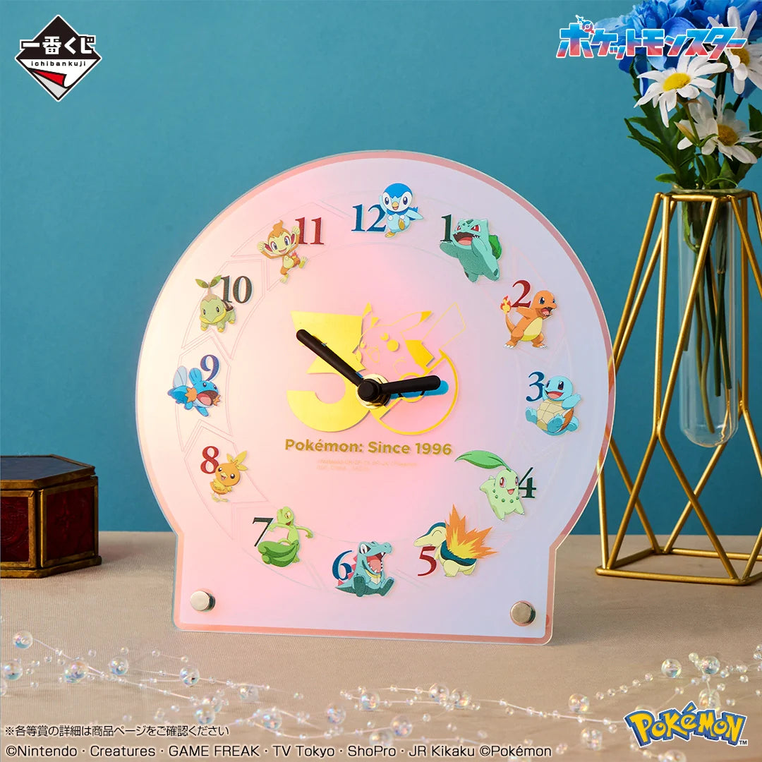 (Whole Set 80tix) Ichiban Kuji Pokémon 30th ANNIVERSARY vol.1