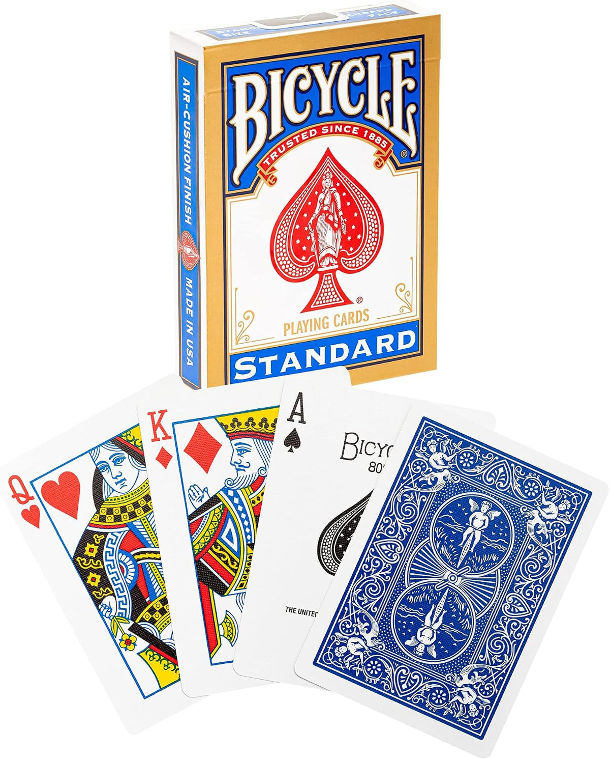 Bicycle 808 Standard Gold Rider Back Playing Cards